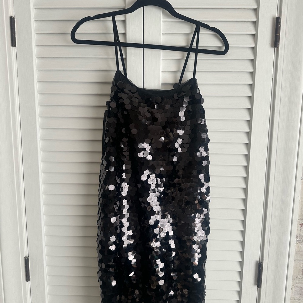 Sequin Black Dress